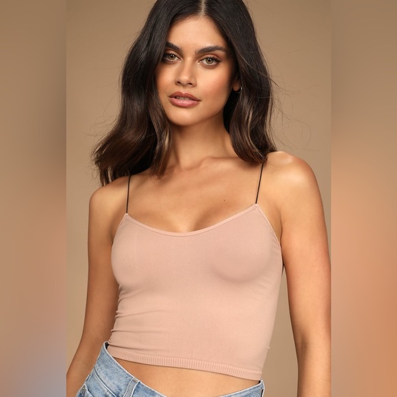 NEW! Free People Skinny Strap Seamless Brami - Picture 2 of 7